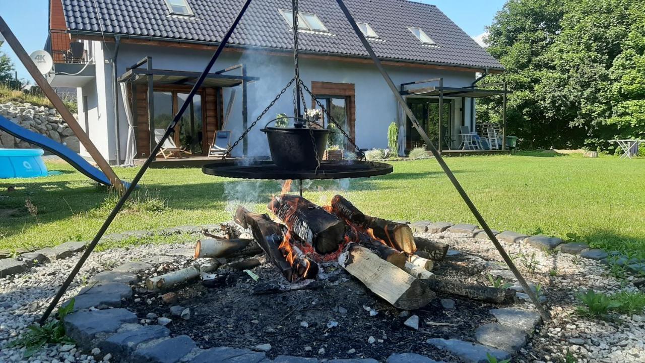 Dom Ukromki Z Kominkiem I Widokiem Na Sniezke Sosnówka Buitenkant foto